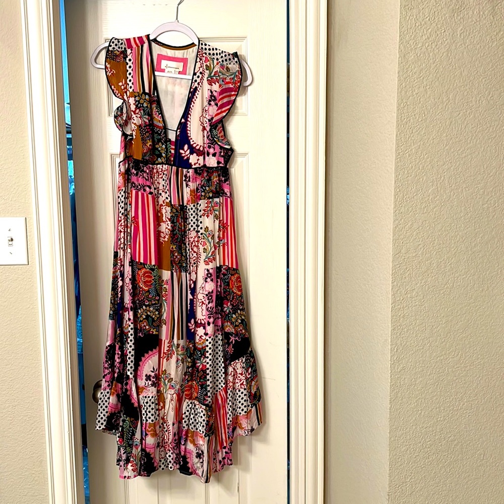 Anthropologie silk dress